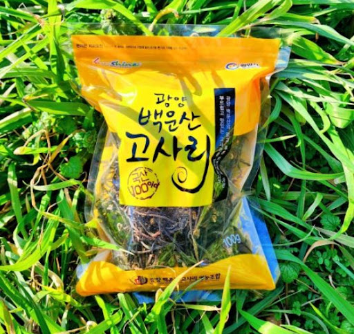 국산 건고사리 300g: 백운산의 정수